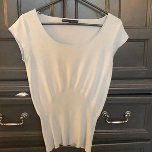 Light blue short sleeve top